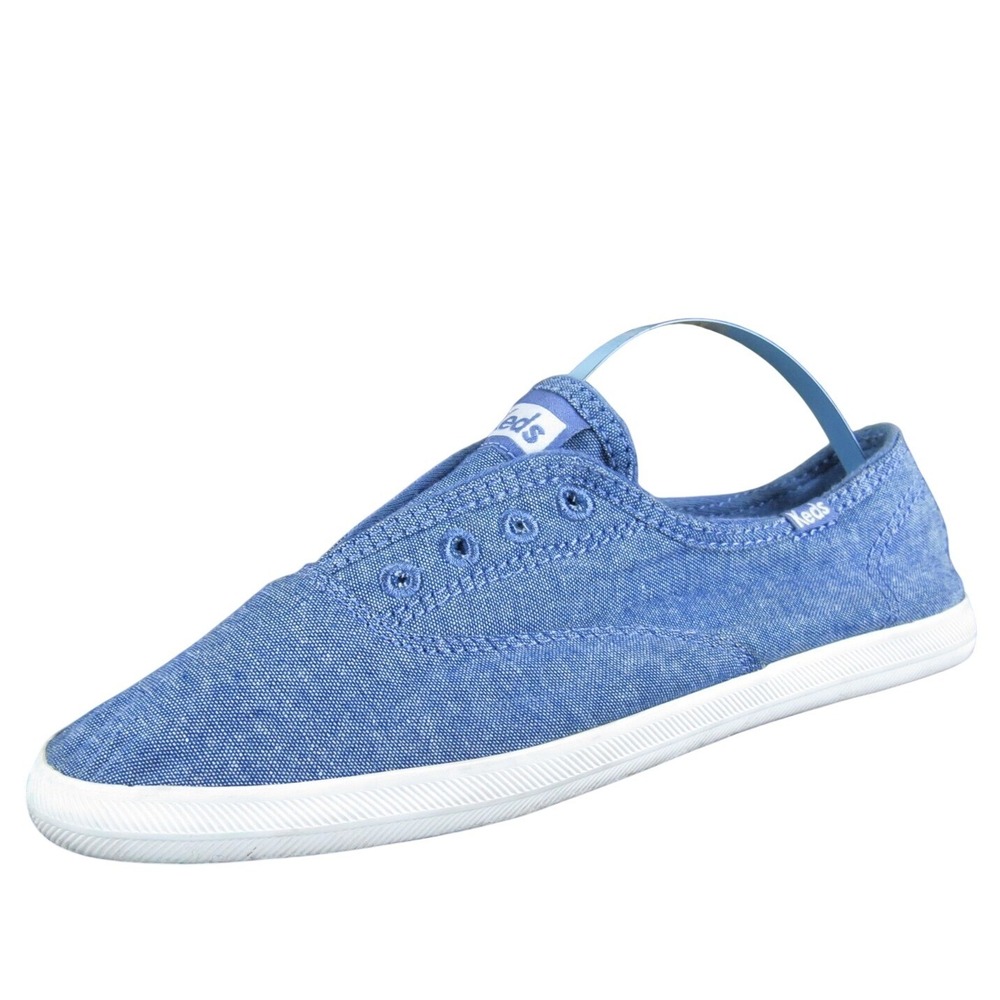Keds Women's 5.5 Sneaker Blue Fabric Sz 5.5 Medium Gently Used 2025